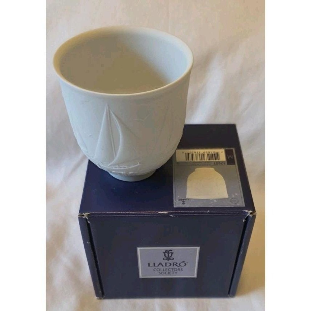 LLADRO Sailing the Seas VOTIVE Cup Candle Holder #17657 Collectors Society 1996